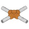 M-425 CC-4 #2 Horizontal to Horizontal Cable Cross