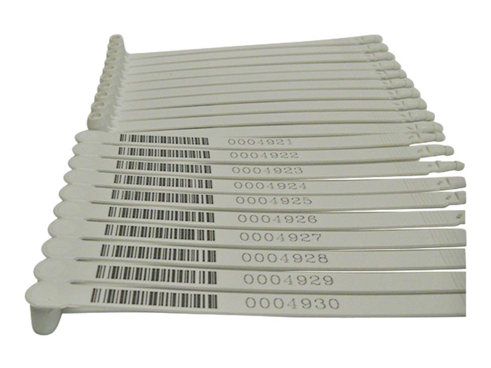 SL TRUCK BARCODE 128 7 SL TRUCK BARCODE 128 7.45 IN LG WHT PLAS