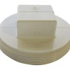 PLUG THD 4 IN S40 PVC