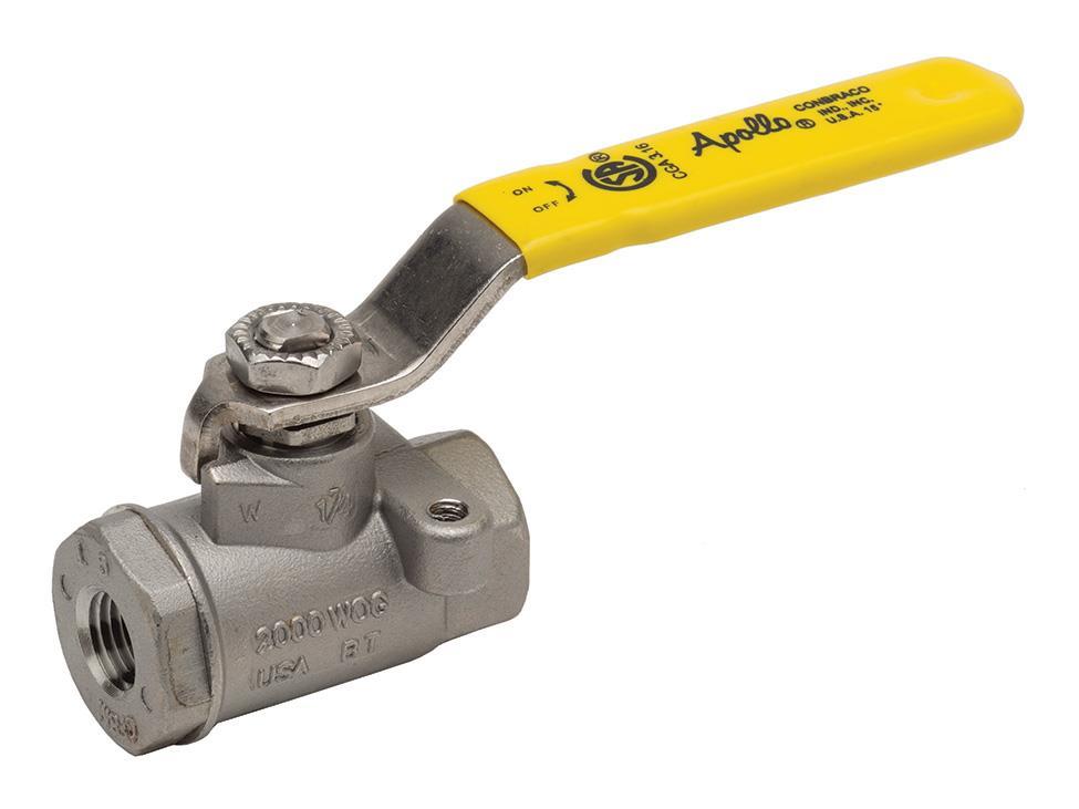 3/4 In Floating Ball Valve 2000 PSI RP THD CF8M SS 1 3/4 In Floating Ball Valve 2000 PSI RP THD CF8M SS