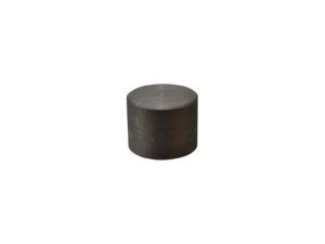 1/4 In THD Black Carbon Steel Cap
