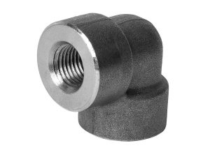 90 Deg 1/4 In THD Carbon Steel Elbow