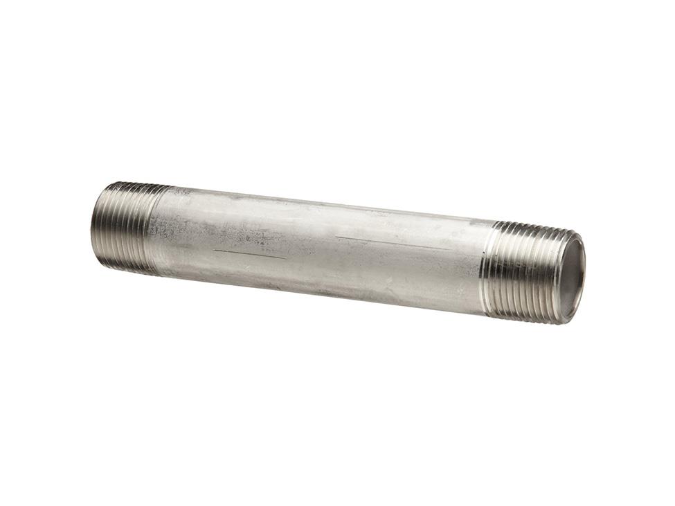 3/4 In x 6 In Nipple SMLS TBE S80S TP316/L SS A733 1 3/4 In x 6 In Nipple SMLS TBE S80S TP316/L SS A733