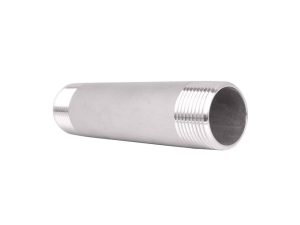 1/2 In x 6 In Nipple THD Stainless Steel A733 Seamless