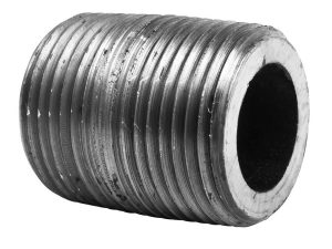 1/2 In x Close THD Carbon Steel Nipple