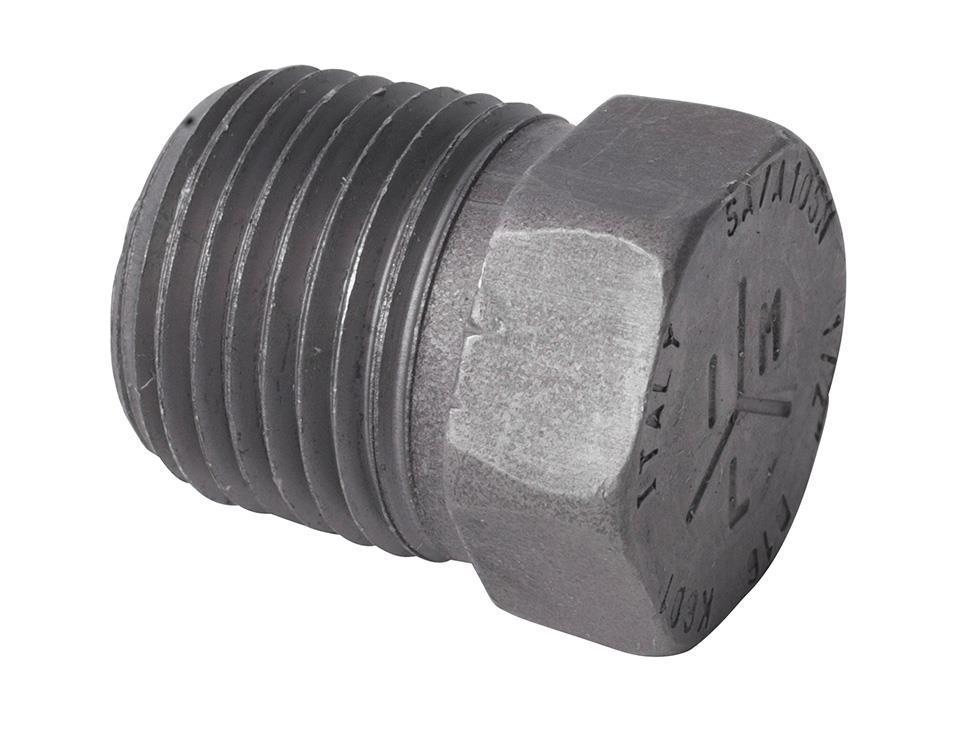 3/8 In Hex Plug Class 3000/6000 THD A/SA105 CS 1 3/8 In Hex Plug Class 3000/6000 THD A/SA105 CS