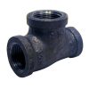 1-1/2 In Class 3000 Black Carbon Steel Socket Weld Tee