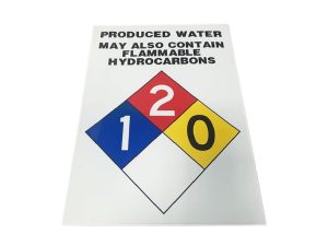 DECAL CUSTOM 14 IN X 10 IN PRODUCED WTR