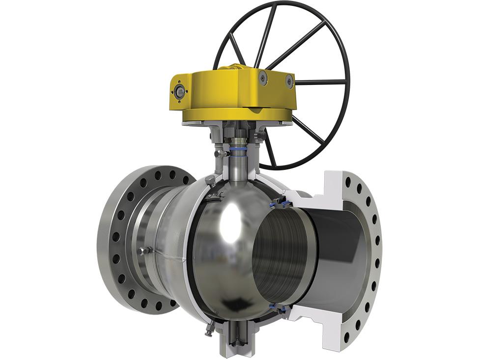 8 In Trunnion Ball Valve Class 600 RF A350 LF2 CS 1 8 In Trunnion Ball Valve Class 600 RF A350 LF2 CS