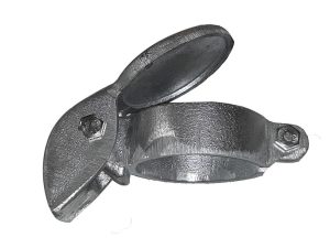 CAP RAIN 2 IN HNGD ALUM TO FIT 2.375 IN