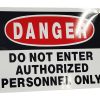 SIGN 10 IN X 14 IN DANGER DO NOT ENTER-A