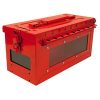S601 Portable Group Lock Box W/ Key & Side Window