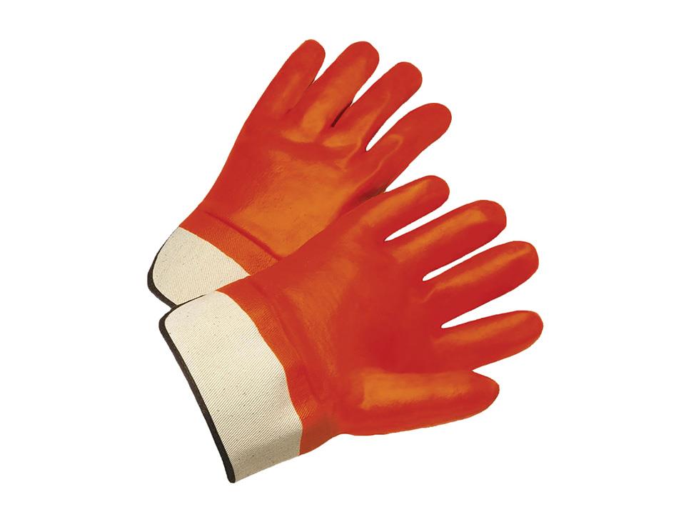 1017OR Hi-Vis Orange Coated Gloves w/ Safety Cuff - LG 1 1017OR Hi-Vis Orange Coated Gloves w/ Safety Cuff - LG