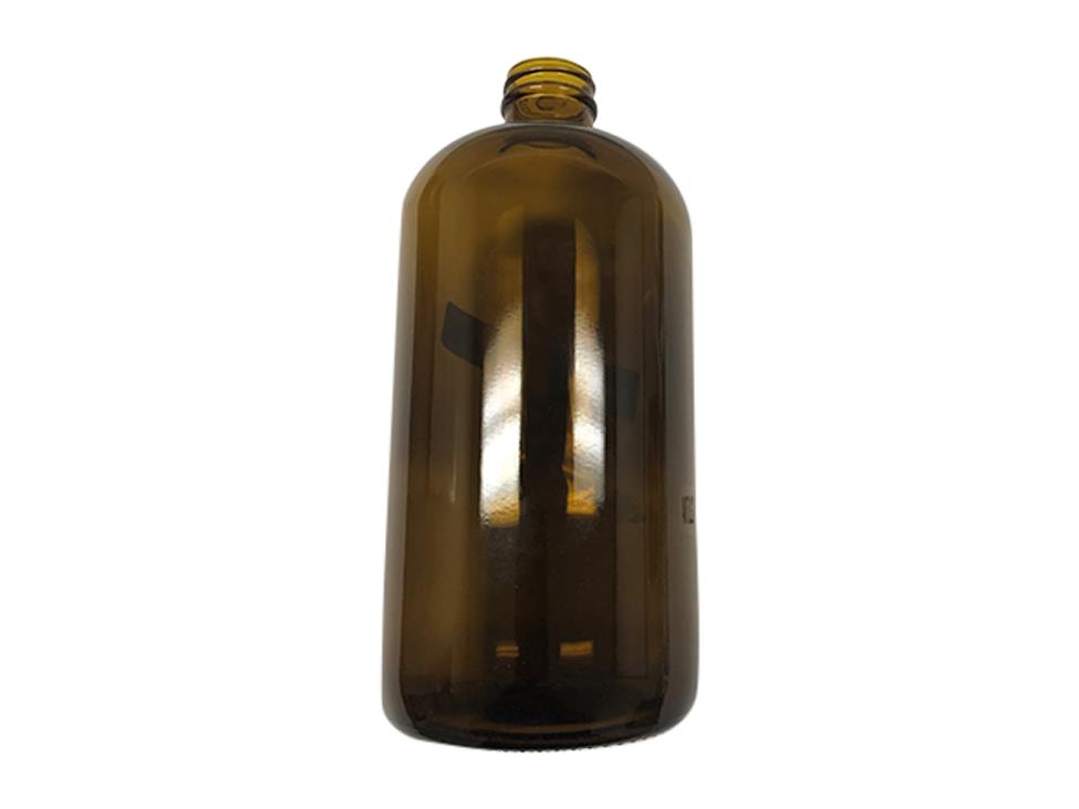 GBR032144W04 32 Oz Glass Boston Round Bottles, Amber, 20 Per Case 1 GBR032144W04 32 Oz Glass Boston Round Bottles, Amber, 20 Per Case
