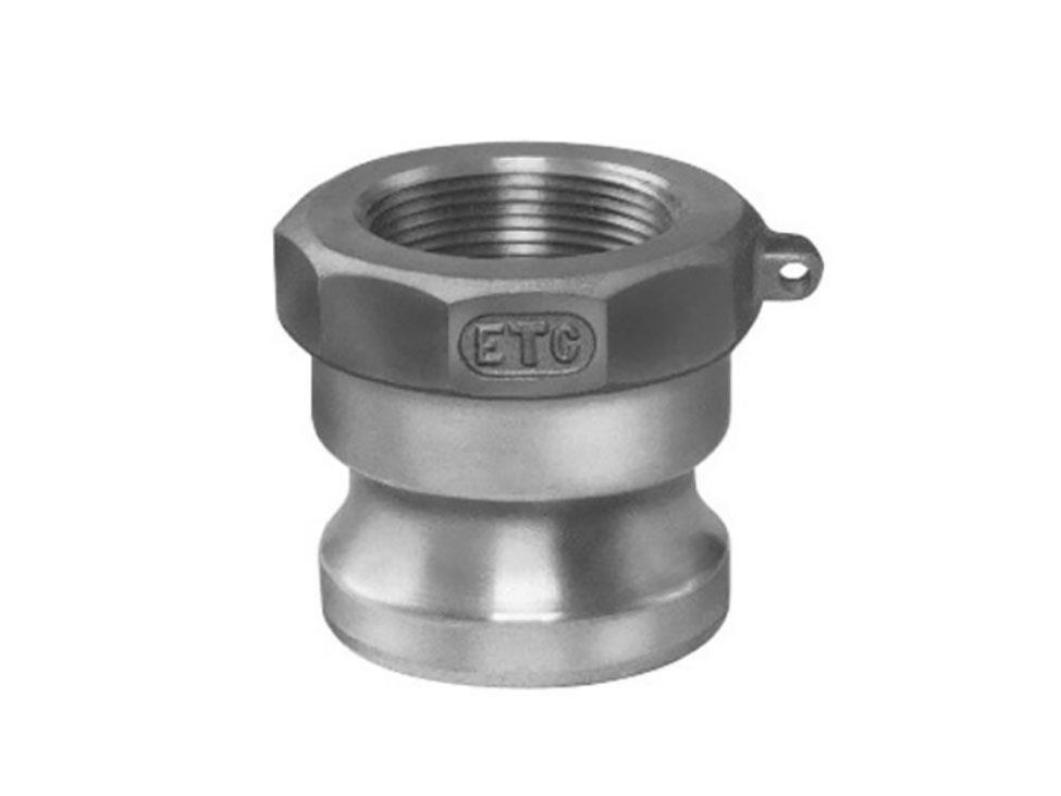307ASS 3/4 In Cam & Groove Type A Adapter SS 1 307ASS 3/4 In Cam & Groove Type A Adapter SS