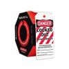 TAR418 Danger Locked Out Tags - 250/Roll