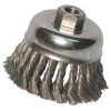 94906 2-3/4 In Knot Wire Cup Brush .014 In SS Fill 5/8 In-11