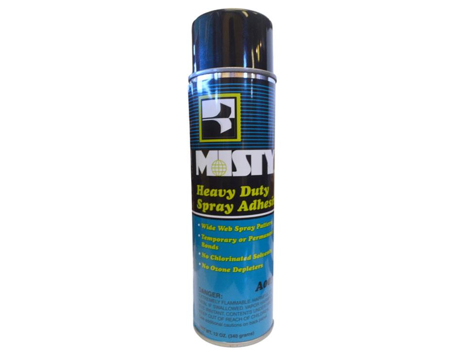 AMR1002035 20 oz Misty Heavy Duty Clear Adhesive Spray 1 AMR1002035 20 oz Misty Heavy Duty Clear Adhesive Spray