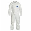 TY120SWHXL0025VP Disposable Coverall Laydown Collar w/Open Wrist & Ankle - XL