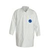 TY212SWH3X003000 Tyvek Disposable Lab Coat w/Snap Front & Open Wrists - 3XL