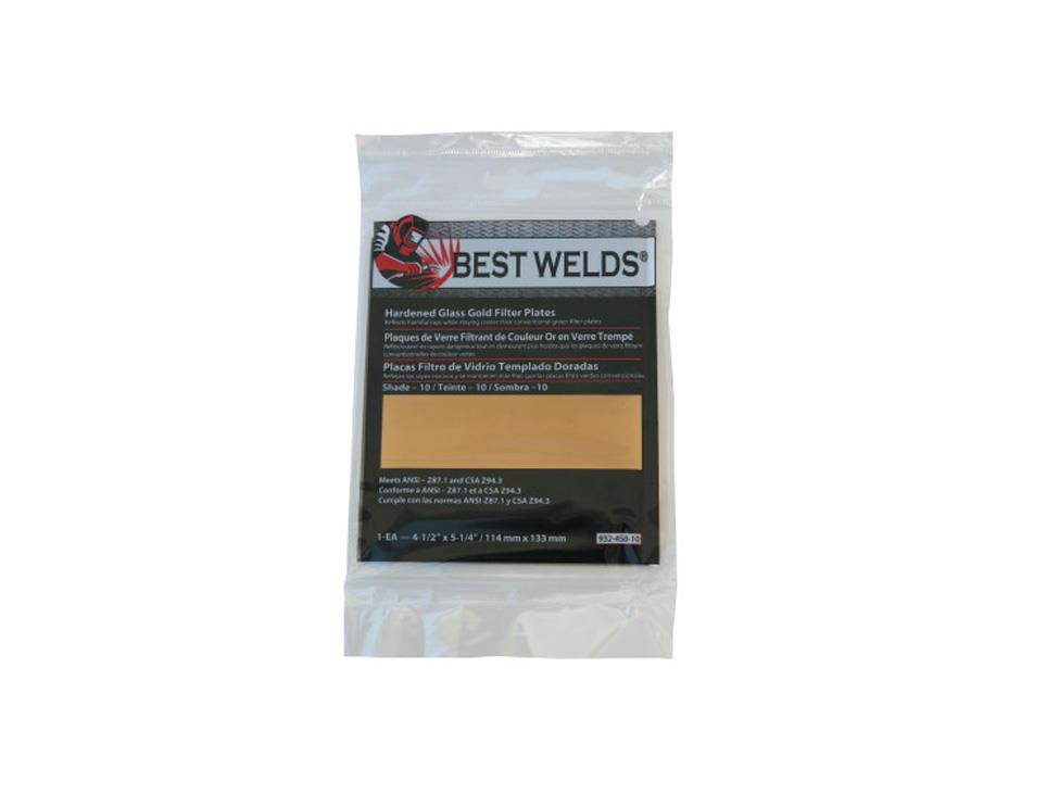 93245810 Hardened Glass Gold Filter Plate