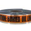 2 In x 1000 Ft Orange Oil Line Detecto Tape