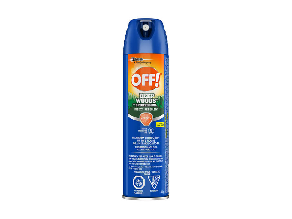 61851 6 Oz OFF! Sportsmen Deep Woods Insect Repellent Spray, 30% DEET, Aerosol Can 1 61851 6 Oz OFF! Sportsmen Deep Woods Insect Repellent Spray, 30% DEET, Aerosol Can