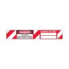 87402 4 In x 5/8 In Rectangular Safety Tag - 25/Pack
