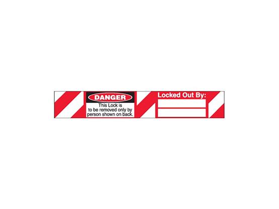 87402 4 In x 5/8 In Rectangular Safety Tag - 25/Pack 1 87402 4 In x 5/8 In Rectangular Safety Tag - 25/Pack