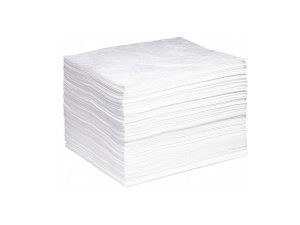 WP-H 15 In x 18 In White Absorbent Pads - 100/Pack