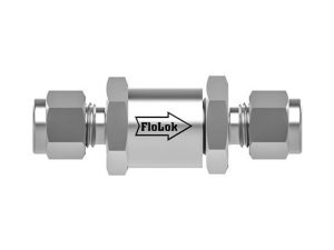 1/4 In Poppet Check Valve 6000 PSI Duolok 316 SS